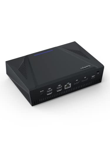 Baieyu Windows 11 Pro Mini PC AMD Ryzen 9 5900HX (Up to 4.6GHz) Business Mini PC, 16GB DDR4 512GB NVME SSD Micro Computer Support 4K UHD Triple D