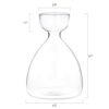 Avocado Sprout Plant Vase Avocado Tree Growing Vase Glass Garden Seed Starter Planting Vase Container Avocado Tree Growing Kit for Kids Adult Fri