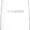 SodaStream Twin Pack Fuse 1 Litre Reusable BPA Free Water Bottles for Sparkling Water Maker, Compatible with Spirit, Spirit One Touch, Power 2 x