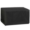 NettyPro Deck Box Cover, Waterproof Outdoor Patio Storage Box Bench Cover for Keter Rectangular 150-135 Gallon Resin Deck Box, 57 x 28 x 24 inch,