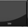 Beko MOC20100SFB Solo Microwave, Includes Auto-Defrost and 30 min Mechanical Timer, Silver Design, 20 L Capacity, 700 W Power