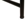 ZCMEB Computer Desk 47 Inch Home Office Writing Small Desk Simple Style Computer Desk Black Metal Frame