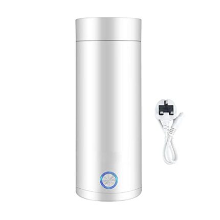 Swetup Portable Travel Electric Kettle, 400ML Mini Travel Kettle Electric, 3 in 1 Mini Electric Kettle, Travel Tea Kettle, Mini Thermos Water Hea