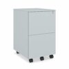 CEHA 2 Drawer Vertical File Cabinet with Lock - Commercial Filing Cabinets with 5 Wheels, Printer Stand for Home Office, 15" x 18.5" x 24.2", Ass