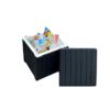 Ice Cooler / Storage Deck Box, and seat, Outdoor Ice Chest is Great to Use for Pool Accessories, Hot Tub Towel Holder, Toys, Gardening Tools, Spo