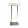Acrylic Pulpit, Clear Podium Stand for Churches,Professional Presentation Podium Lectern with Wide Reading Surface,Portable Floor Standing Speaki