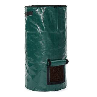 AIBAOBAO Garden Waste Bin Homemade Organic Ferment PE Bag,Environmental Compost Bag,15 Gallons Potato Grow Bag Outdoor Kitchen Waste Composter Ba