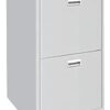 ZXFYHD Filing Cabinet Office and Home High-Grade Steel File Base 2 Drawers, Lockable, Anti-tilt Design