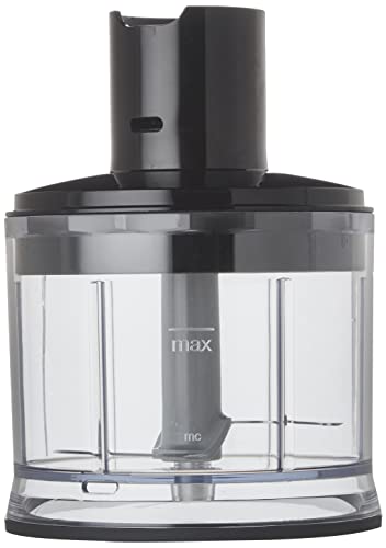 Braun MQS 230 BK Household Chopper Attachment with EasyClick Plus System - Accessory for Braun Household Hand Blender MultiQuick 7 and 9, BPA-Fre