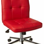 Boss Office Products B330-RD Mellennial Modern Home Office Chair without Arms in Red