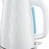Russell Hobbs 26051 Cordless Electric Kettle - Contemporary Honeycomb Design with Fast Boil and Boil Dry Protection, 1.7 Litre, 3000 W, Black