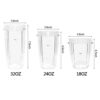 Yyyuluo Juicer Cups for NutriBullet Replacement Parts 600W 900W 18OZ 24OZ 32OZ Clear Mugs Blender Juicer Mixer Accessories(18OZ)