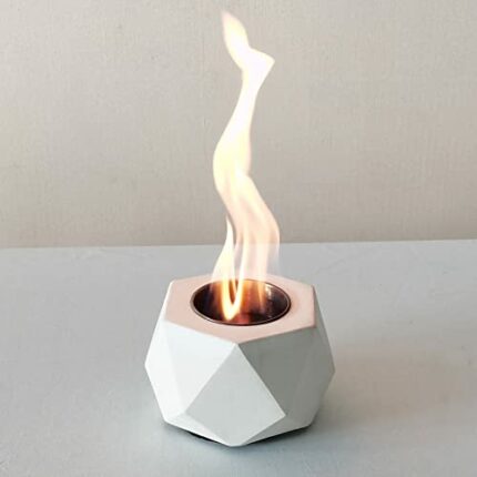 Tabletop Fireplace, Table Top Fire Pit Bowl Indoor Outdoor, Smokeless Fire Pit, Portable Fire Pit, Small Mini Gas Wood Bio Ethanol Fire Pit for O