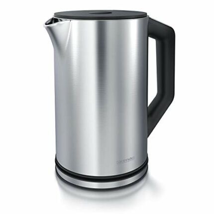 Arendo - Electric Kettle 1.5 L Cordless - Stainless Steel - Energy Saving due to Temperature Control from 40°C - 100°C - Keep Warm - BPA free No