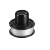 AMSAMOTION Grass Strimmer Spool and Line Compatible with For Black+Decker Replace ST4500 ST5000 ST6500 ST6800 GL250/ GL310/ GL360 Spools String T