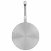 Zerodis Stainless Steel Heat Diffuser Plate Kitchen Utensil with Heat Proof Handle for Gas/Electric/Induction Cooker(20cm)
