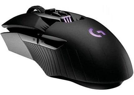 Logitech Ambidextro G900 RF Wireless USB-Black 12000DPI Optical Mouse RF Wireless (USB Pressed Buttons Kit for Desktop/Laptop)