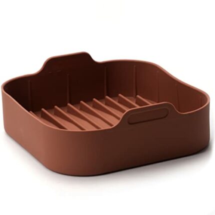 Air Fryer Silicone Pot, Reusable Food Safe Air Fryers Oven Accessories for Home Kitchen Restaurant Supplies, Replacement of Parchment Paper Liner