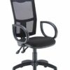 Office Hippo Mesh Back Desk Chair, Ergonomic Home & Office Chair With Height Adjustable Seat, Fixed Arms & Lumbar Support For Extra Comfort, Comp