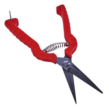 Amtech U0285 Precision Secateur with Stainless Steel Blades, Locking Clip, Garden Snip, Pruner, Scissor for Trimming Plants and shrubs