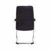 WALNUT Leisure Meeting Computer Chair Home Office Chair Ergonomic Chair Comfortable Bow Leather Chair Staff Chair (Color : Black)