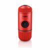 WACACO Nanopresso Portable Espresso Maker, Upgrade Version of Minipresso, 18 Bar Pressure, Extra Small Travel Coffee Maker, Manually Operated, Co