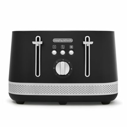 Morphy Richards 248020 Illumination 4 Slice Toaster, Black
