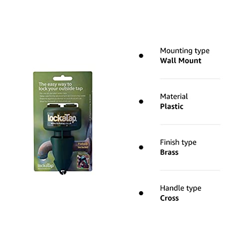 Lockatap PDSLT001 Tap Lock, Green,12.5 x 6.5 x 7 cm