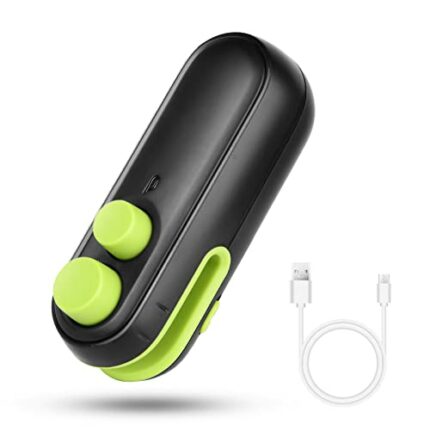 Vicloon Mini Bag Sealer, 2 in 1 Portable Handheld Mini Heat Sealer, Handheld Bag Heat Vacuum Sealer,Bag Sealing Machine for Plastic Bags Foods St