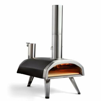 Ooni Fyra 12 Wood Fired Outdoor Pizza Oven – Portable Hard Wood Pellet Pizza Oven – Ideal for Any Outdoor Kitchen - Outdoor Cooking Pizza Maker -