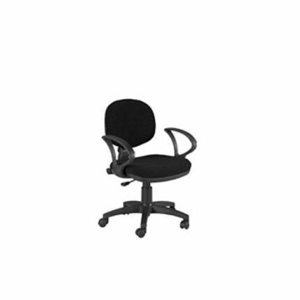 Offex Stanford Desk Height Adjustable Multi-Functional Ergonomic Home Office Chair with Arms and Casters, Black