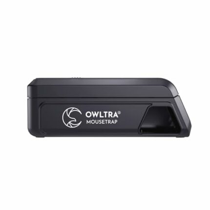 OWLTRA OW-2 Electric Mouse Trap, Instant Kill Rodent Zapper with Pet Safe Trigger, Black
