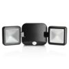 Auraglow Outdoor Wireless Battery Operated LED Motion Activated PIR Sensor Spotlight Twin Security Light