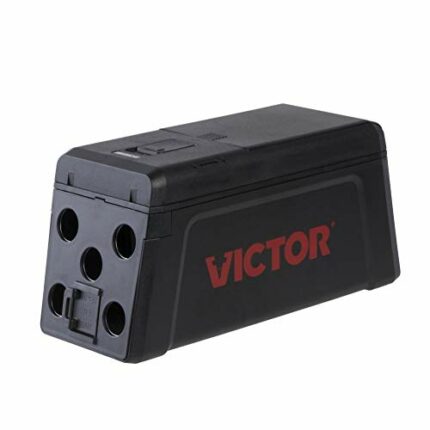 Victor No Touch, No See Upgraded Electronic Rat Trap - Electric Rat Trap that Works for Effective Indoor Pest Control #M241, BLACK