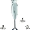 Bamix 1022.006 PRIME Stick Blender Set with multi-purpose stainless steel blade, Whisk, Beater, 250 Watts, 2 Speeds, Made in Switzerland, Black