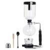 YUCHENGTECH Syphon Coffee Maker 5 Cup Siphon Coffee Maker 600ML Glass Siphon Vacuum Coffee Maker Tabletop Glass Siphon Pot Syphon Vacuum Pot Coff
