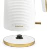 Salter EK5031WHT Palermo Electric 1.7L Kettle - 3000W Rapid Boil, 360° Swivel Base, Auto Shut-Off, Boil-Dry Sensor, Anti-Limescale Filter, Easy V