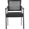Boss Office Products Mesh 4-Legged Guest Chair, Black