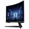 Samsung Odyssey LC32G55TQWUXEN 32" G55 1000R Curved Gaming Monitor - 144Hz, 1ms, 1440p QHD, Freesync Premium, HDR10, HDMI, 1 x Displayport,Black