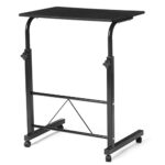 DYXYH Height Adjustable Computer Game Desk for Bedroom Laptop Desks Movable Lifting Study Table Wooden Tables Home Furniture (Color : A, Size : 2