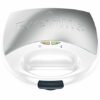 Breville VST083 Sandwich Toaster and Toastie Maker, 2-Slice, Non-Stick, 750 W, White and Stainless Steel