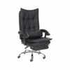n/a Reclining Office Chair with Lumbar Support Ergonomic Adjustable Seat Height and Back Recline Desk and Task Chair (Color : Brown)