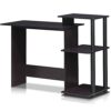Furinno Efficient Home Laptop Notebook Computer Desk, Study Desk, Writing Desk, Sonoma Oak/White, 100.6 (W) x 85.3 (H) x 39.6 (D) cm