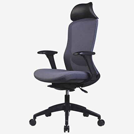 MU Ergonomic Office Desk Chair Adjustable Mesh Swivel Home Task Chairs with Padded Seat and Armrest Office Chair