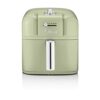 Swan SD10510BLN Retro 6L Manual Air Fryer with Rapid Air Circulation, Adjustable Temperature, 60 Minute Timer, 1800W Retro Blue