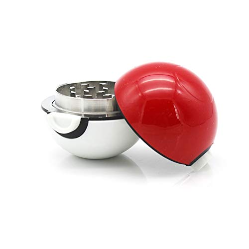 QINJLI Herb Grinders-Pokemon Pokeball Grinder for Herbs and Spices-3 Piece 53MM