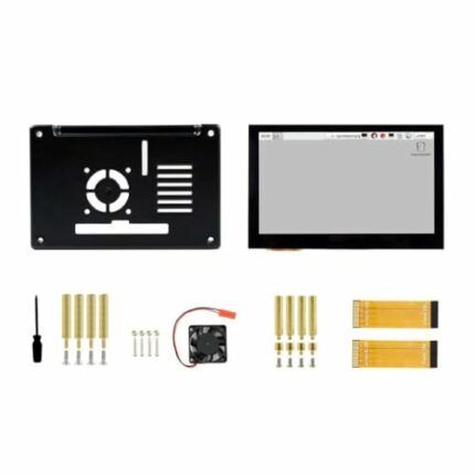 4.3 Inch Capacitive Display With Protective Case 800x480 High Resolution Wide Viewing Angle For RaspberryPi4B 4.3 Inch LCD Display 800x480 Resolu