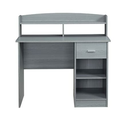 N/A Desk Writing Desk Furniture With Shelves And Two Open Storage Computer Desk Organizer Desk Study (Color : A)