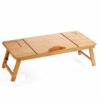 EYHLKM Computer Desk - Solid Wood Home Portable Liftable Folding Study Small Desk Dormitory Bed With Drawer Laptop Table Mini Lazy Table