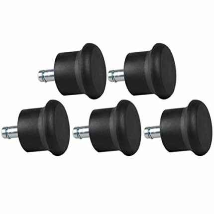 IMIKEYA 5pcs Office Chair Feet Chairs Glide Castors Lightweight Useful Portable Furniture Gliders for Office Supplies Chair Casters